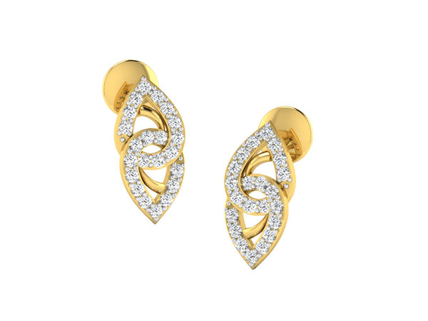 Converging Twin Pear Shaped Studs efifdiamonds Converging Twin Pear Shaped Studs efifdiamonds Studs Earrings 24762.00 EF-IF Diamond Jewellery