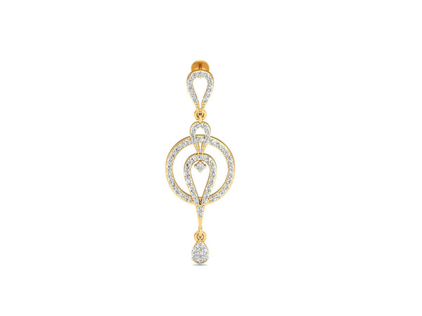 Classy Circular Drop Earrings efifdiamonds Classy Circular Drop Earrings efifdiamonds Studs Earrings 152134.00 EF-IF Diamond Jewellery