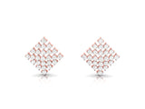 Classic Rhombic Studs efifdiamonds Classic Rhombic Studs efifdiamonds Studs Earrings 60575.00 EF-IF Diamond Jewellery