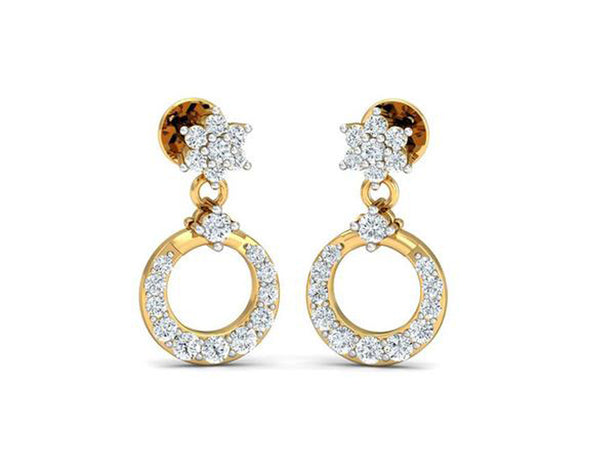 Charming Wreath Studs efifdiamonds Charming Wreath Studs efifdiamonds Studs Earrings 42364.00 EF-IF Diamond Jewellery