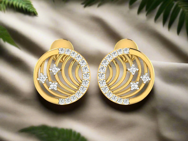 Awestruck Orbital Studs efifdiamonds Awestruck Orbital Studs efifdiamonds Studs Earrings 28356.00 EF-IF Diamond Jewellery