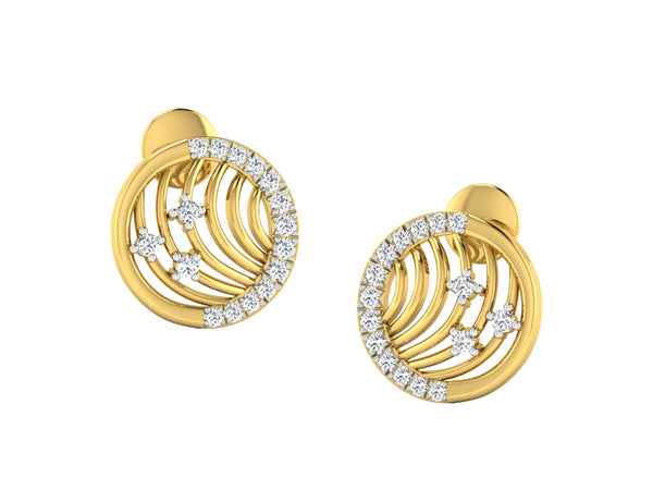 Awestruck Orbital Studs efifdiamonds Awestruck Orbital Studs efifdiamonds Studs Earrings 28356.00 EF-IF Diamond Jewellery