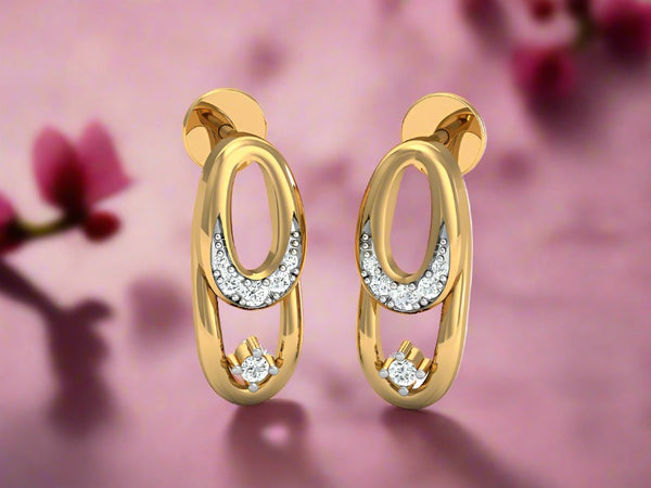 Austere Oblong Studs efifdiamonds Austere Oblong Studs efifdiamonds Studs Earrings 22053.00 EF-IF Diamond Jewellery