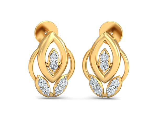 Stunning Ivy Leaf Studs efifdiamonds Stunning Ivy Leaf Studs efifdiamonds Studs Earrings 26801.00 EF-IF Diamond Jewellery